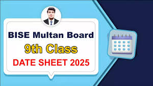 date sheet for the 2024 SSC 1st Annual Examination for the Multan Board was posted on January 24, 2024. You can find the date sheet on the BISE Multan website.